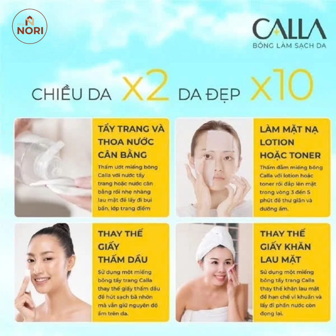Bông Tẩy Trang CALLA Mềm Mịn - Ảnh 4