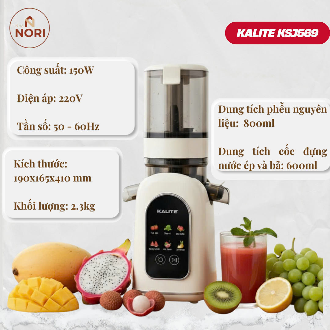Máy Ép Chậm KALITE - Ảnh 2
