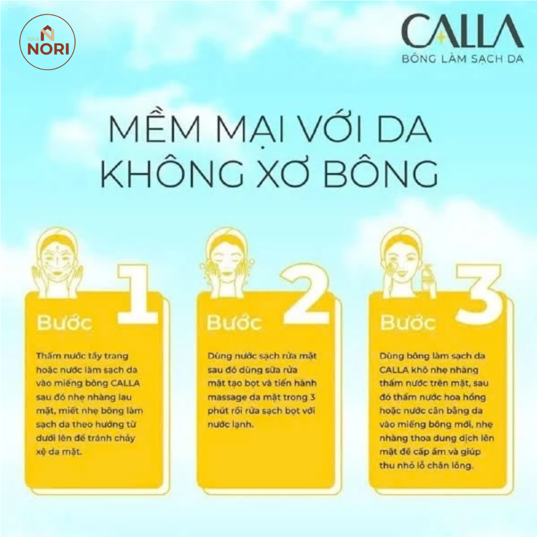 Bông Tẩy Trang CALLA Mềm Mịn - Ảnh 5