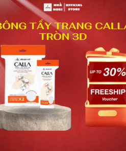 Bông Tẩy Trang CALLA Tròn 3DBông Tẩy Trang CALLA Tròn 3D