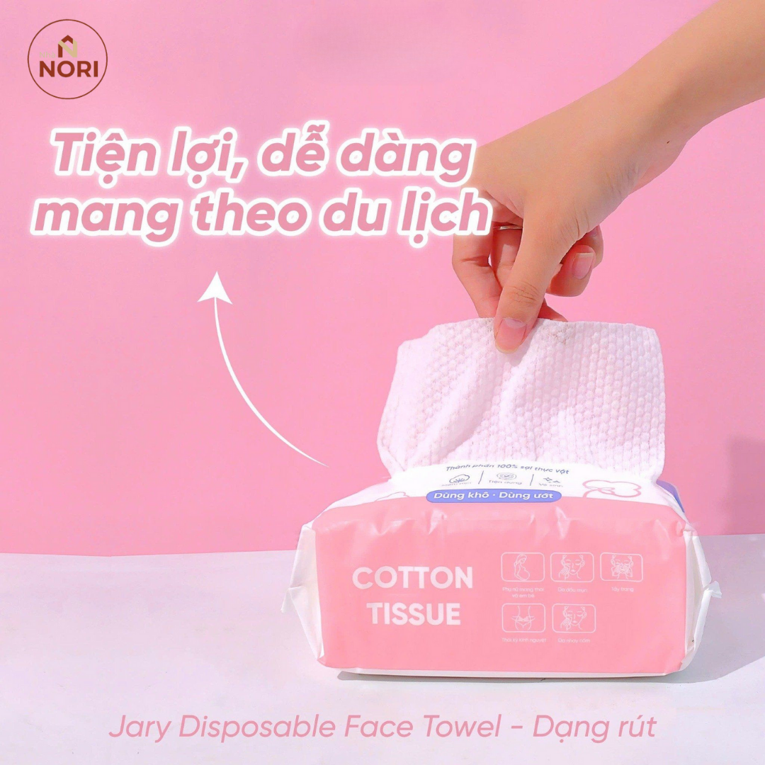 Khăn Mặt Dùng Một Lần Jary Disposable Face Towel - Ảnh 3